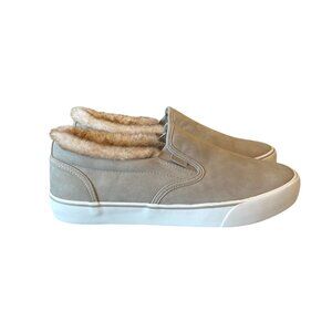 MM Lugz Women's Fur Slip-On Sneaker Size 11
